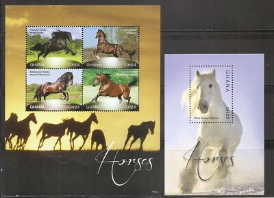 加纳马匹纪念品床单。 全新无标签 — 第 1/2 张图片