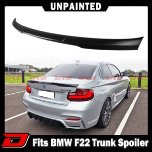 2014-2021 Fit For BMW 2 Series F22 F87 Coupe M Look Trunk Spoiler Matte Black - Picture 1 of 5