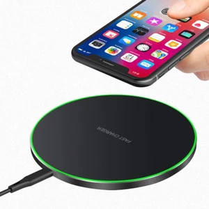 Fast Wireless Charger Stand for iPhone, iPad, Samsung 15W Charging Dock - Picture 1 of 3