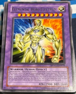 Yugioh: 1x Elemental Hero Electrum - MDP2-EN001K - Rare - Unlimited Edition - NM - Picture 1 of 1