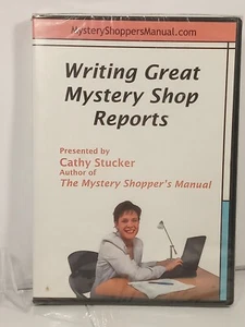 Cathy Stucker: Writing Great Mystery Shop Reports (DVD, 2010) New Sealed - Imagen 1 de 2