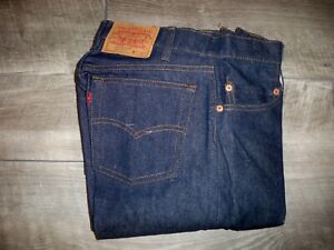 Levis 505 0217 Mens Red Tag Size 29 X 34 Blue Denim Jeans Jean Vintage