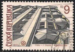 Checoslovaquia #2920 (A1069) en muy buen estado usado - 1994 9 k Casa Cubista, Praga - Imagen 1 de 1