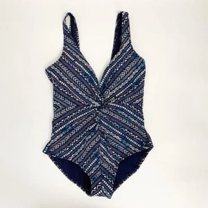 Jantzen Womens Twist Front One Piece Swimsuit Sz NWT - Picture 1 of 9