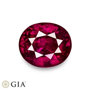 GIA & AIGS Certified VIETNAMESE Ruby 3.59 Ct. Natural Untreated EYE-CLEAN Rare - Picture 1 of 10