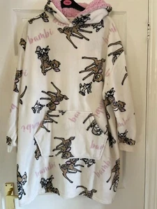 Sudadera con capucha larga polar Bambi para dama talla L-XL - Imagen 1 de 3
