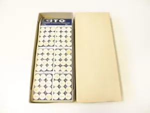 2. Weltkrieg, 1 Pappe mit 72 Preßpappeknöpfen 15mm aus der originalen Umverpack - Bild 1 von 7