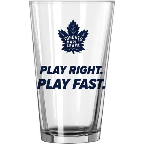 Toronto Maple Leafs 16oz. Team Slogan Pint Glass Cover