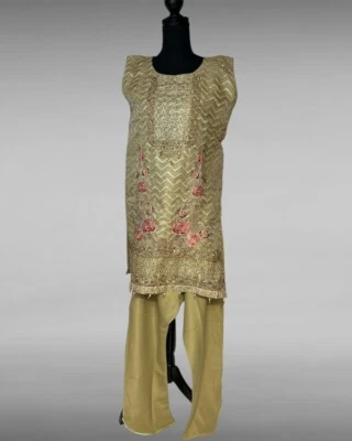 Nuevo Traje Pantalón Indio Paquistaní Salwar Kameez Moda Para Mujer Diseñador Listo Foto 1 de 4