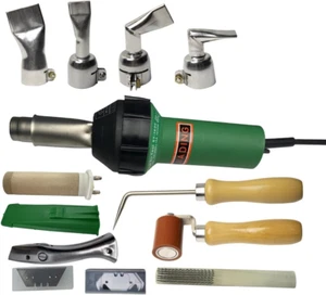 calor para soldar plastico de aire caliente ajustable soldadura y kit boquillas - Bild 1 von 12