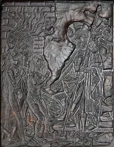 DRUCKSTOCK FEGEFEUER MEISTER DELFT JESUS RETTET SEELEN VITA CHRISTI 1488 - Bild 1 von 8