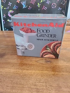 KitchenAid Molinillo de Carne Soporte Mezclador Accesorio Blanco - Imagen 1 de 8