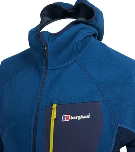 Berghaus | Ben OSS Windproof Fleece Jacket Large (Blue) Mountains 90s Walks - Picture 1 of 10