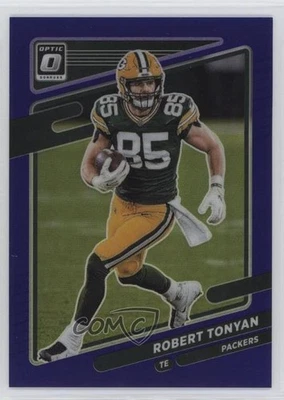 2021 Panini Donruss Optic Purple Prizm /50 Robert Tonyan #89 - Image 1 of 2