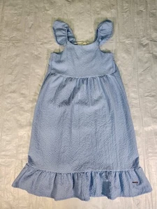 Tahari Girls Dress Size 7 8 Blue Sundress Summer Girl - Picture 1 of 7