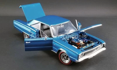 Acme GMP A1806601 1/18 1967 Dodge Coronet R/T Blu Vivo Modello Auto Diecast 1:18 - Immagine 1 di 4