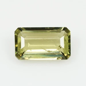 3.52 Ct Octagan 11.9 x 7.1 MM 100% Natural Olive Green to Red Turkey Diaspore - Picture 1 of 5