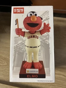 SAN FRANCISCO 2023 SF GIANTS SESAME STREET ELMO BOBBLEHEAD - Foto 1 di 2