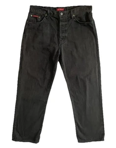 Vintage Ben Sherman Jeans Herren W36 L30 Schwarz Denim Straight Leg Relaxed Baggy Y2K - Bild 1 von 11