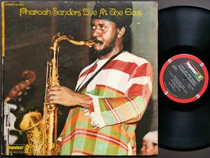 PHAROAH SANDERS Live At The East LP IMPULSE! AS-9227 Cecil McBee Harold Vick - Picture 1 of 2