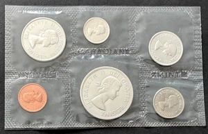 1964 CANADIAN 6 COIN ROYAL CANADIAN PROOF LIKE SET IN ORIGINAL ENVELOPE - Picture 1 of 4