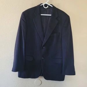 Jack Victor Loro Piana Blazer 44R Navy 100% Cashmere Soft Sport Coat Academia - Picture 1 of 12