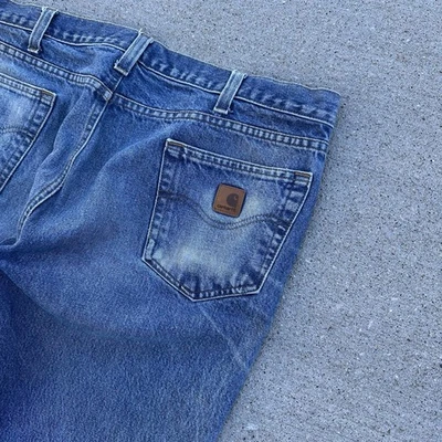 Carhartt Workwear Blue Traditional Fit Denim Jeans Men’s Size 38x32 Streetwear - Image 1 of 4