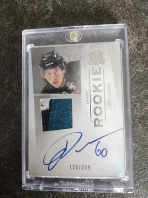 2009-10 Upper Deck The Cup Rookie Patch Auto 126/249 Jason Demers Card# 166 - Image 1 of 2