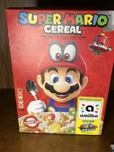 Nintendo Super Mario Cereal mit Amiibo - Neu in ungeöffneter OVP - Bild 1 von 2