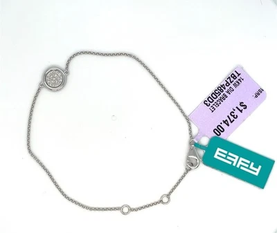 EFFY 14K White Gold & Diamond Bracelet - Image 1 of 4