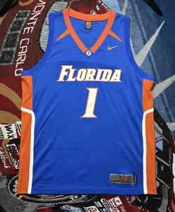 Camiseta Nike Florida Gators XL #1 Azul Naranja Baloncesto UF Nike Elite - Imagen 1 de 11