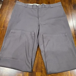 Pantalones flexibles Dickies 874 ropa de trabajo para hombre 38x32 ajuste original construcción gris oscuro  - Imagen 1 de 9