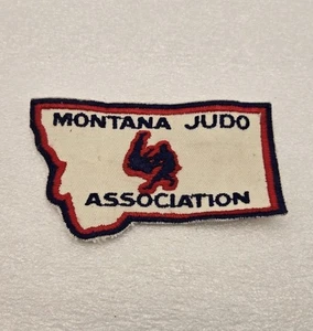VINTAGE 1960s MONTANA JUDO ASSOCIATION MARTIAL ARTS PATCH - Rare Collectible - Picture 1 of 4