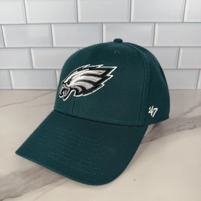 Gorra Philadelphia Eagles con correa trasera para hombre talla única verde NFL 47 enganche nueva sin etiquetas Foto 1 de 4
