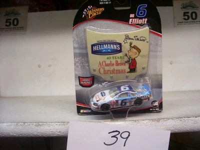 2006 1/64 #6 BILL ELLIOTT HELLMANS / CHARLIE BROWN XMAS DODGE WINNERS CIRCLE - Image 1 of 3