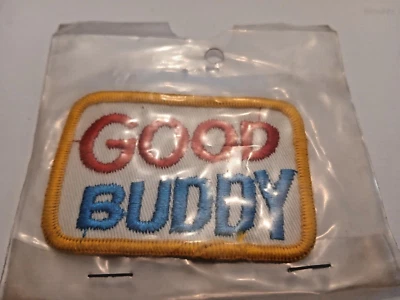 EMBROIDERED GOOD BUDDY PATCH 2 INCHES BY 3 INCHES VINTAGE PACK OF ONE - Image 1 of 2
