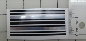 Calcomanía de tija de sillín Iverson muscle bike negro-blanco-cromo - Imagen 1 de 1