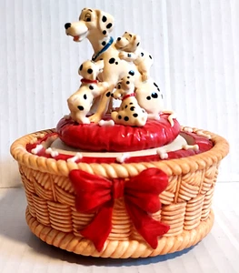 Globo de nieve vintage Disney 101 Dálmatas juega perrito en la ventana - Ver descripción - Imagen 1 de 5