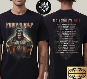 Camiseta unisex Powerwolf Wolfsnächte Tour 2024 For Fan - Imagen 1 de 3