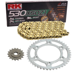 Chain Set Kawasaki Un 800 97-99 Chain RK GB 530 Xso 114 Open Gold 17/42 - Picture 1 of 4
