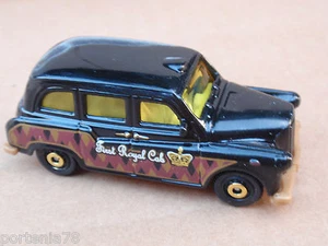 Matchbox Austin FX 2012 London Taxi negro 65/120 suelto Old Town First Royal - Imagen 1 de 8