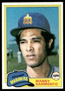 Manny Sarmiento 1981 Topps #649 Seattle Mariners Baseball Card - Bild 1 von 2