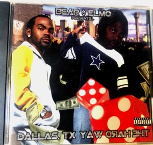 Bear & Elmo Presents Dallas TX Yaw The Hard Way (CD 2003 Mean Mug Music) rap - Imagen 1 de 5
