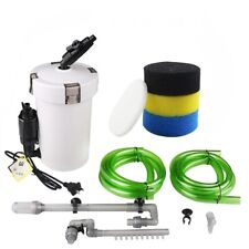 Aquarium Fish Tank External Canister Filter Outside Table Top 3 Stage 6W Power 