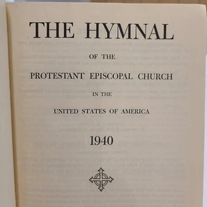 1940 Hymnal of the Protestant Episcopal Church (1943) Church Pension Fund - Picture 1 of 9
