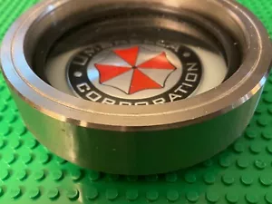 ONE OF A KIND TOPS AND SPINNING BASE. STAINLESS BRASS ALUMINUM GLASS - Picture 1 of 8