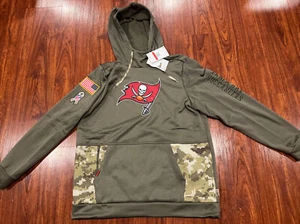 Nike Men’s Tampa Bay Buccaneers Salute To Service Hoodie Sweatshirt Large L Bucs - Picture 1 of 12