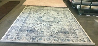 IVORY / GREY 8' X 10' Damaged Binding Rug, Reduced Price 1172642065 EVK220D-8 - Imagem 1 de 4