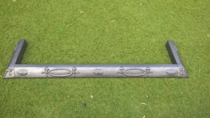 cast iron fireplace fender. Original cast iron fireplace fender FIRE SURROUND - Picture 1 of 6