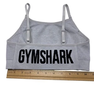 Sujetador deportivo Gymshark Flex con tiras gris claro talla pequeña S para mujer - Imagen 1 de 3